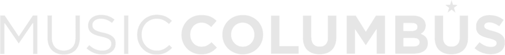 Music Columbus Logo White